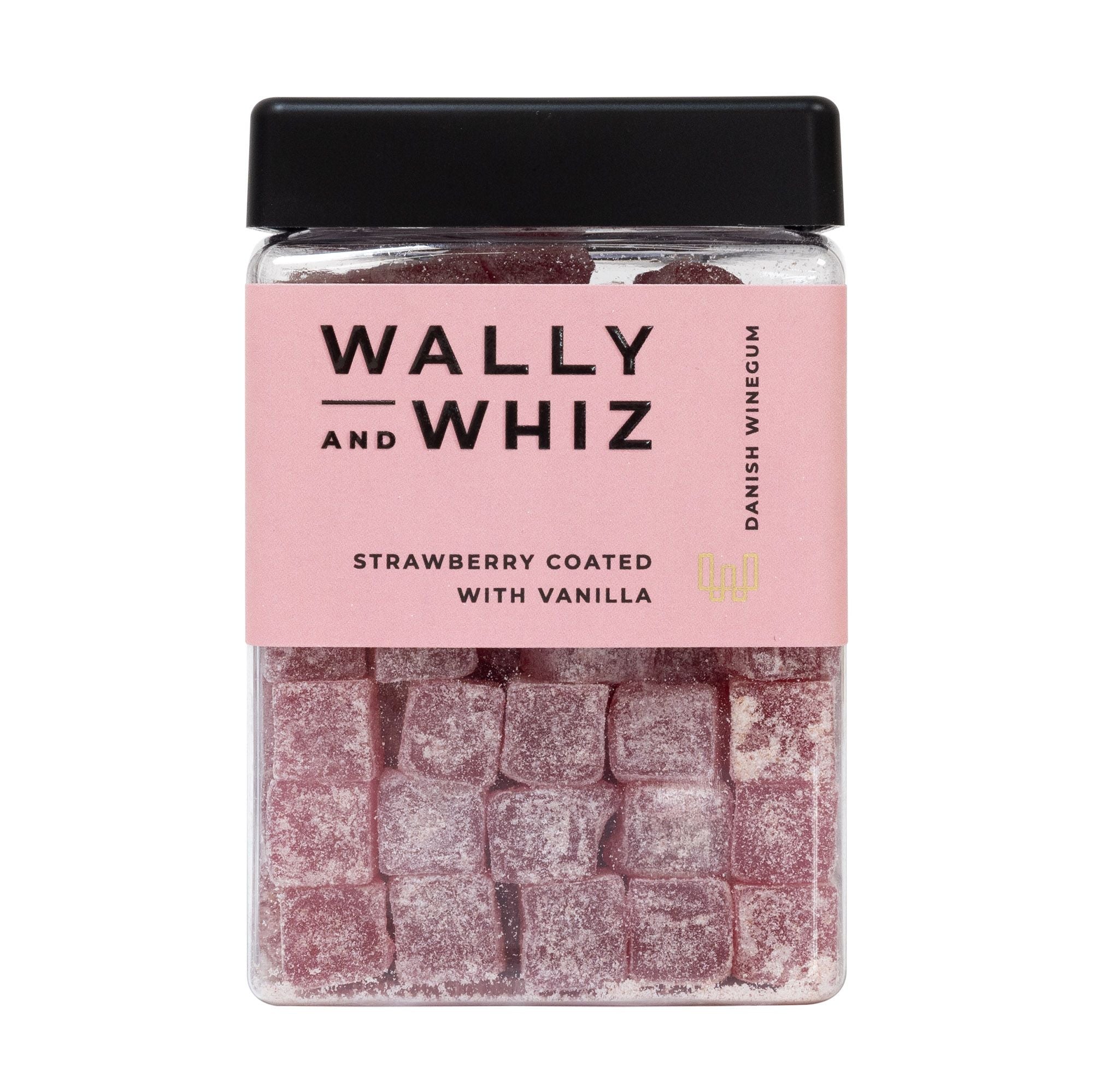 Wally et Whiz Summer Wine Gum Cube, Strawberry avec vanille, 240 g