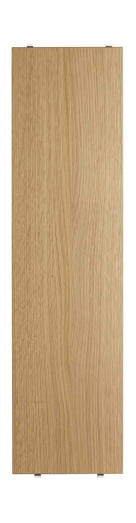 Strängmöbler Strängsystemhylla gjord av trä ek 20x78 cm, uppsättning av 3