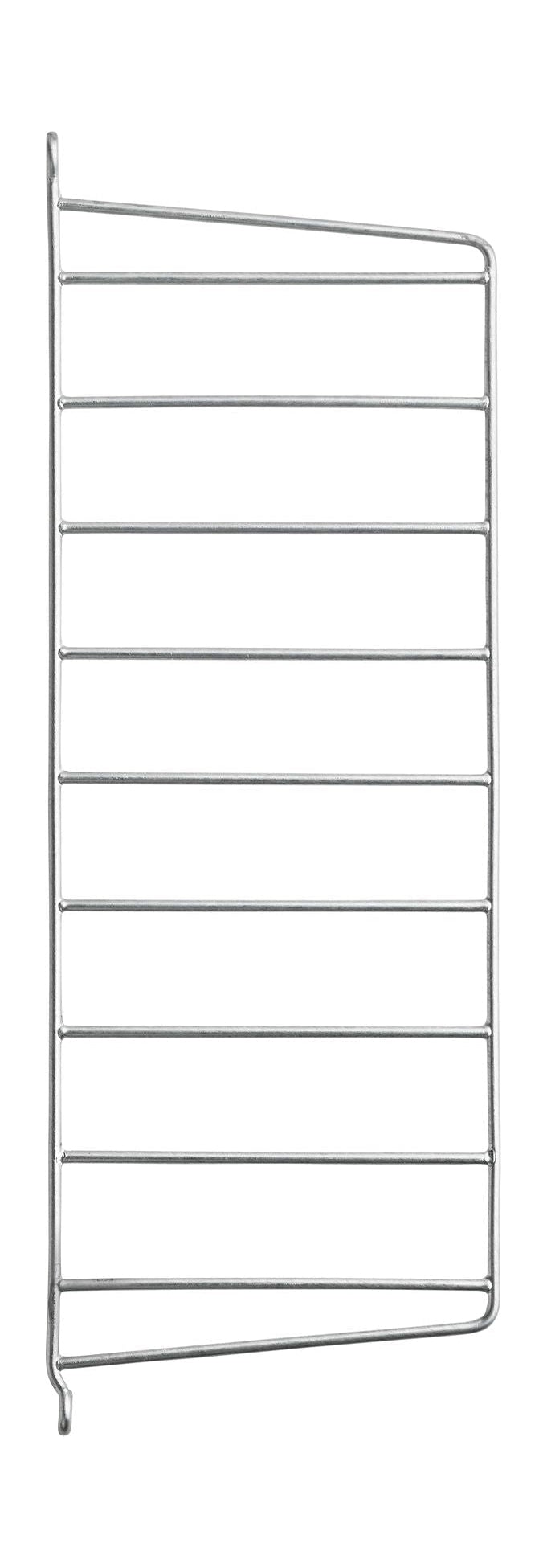 String Furniture String System Side Panel Wall Mounted Galvanized 20x50 Cm, Set Of 2