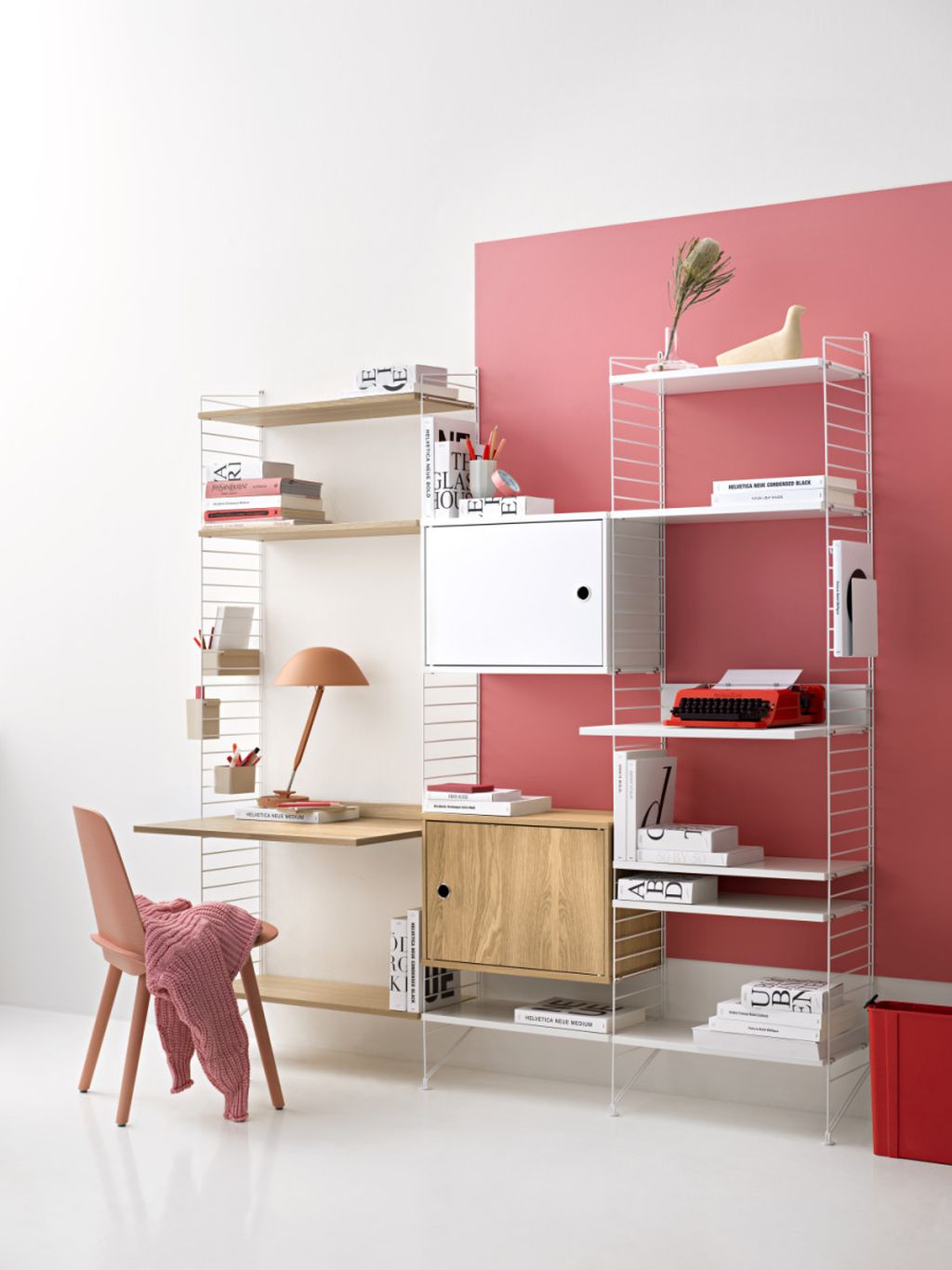 String Furniture String System Organizadores de 3 piezas, beige