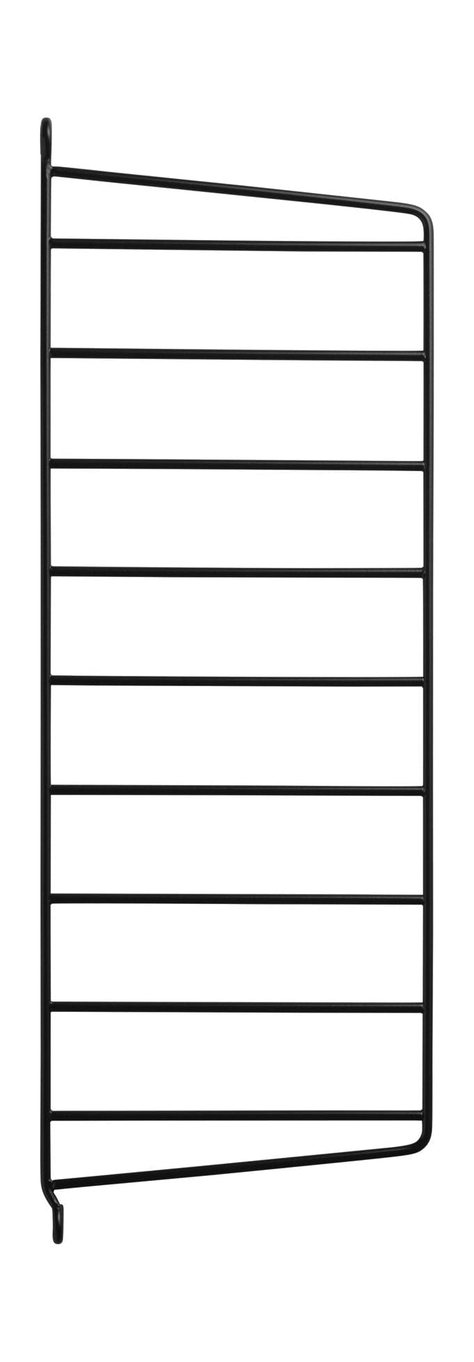 String Muebles System String Panel lateral Montado de pared 20x50 cm, negro