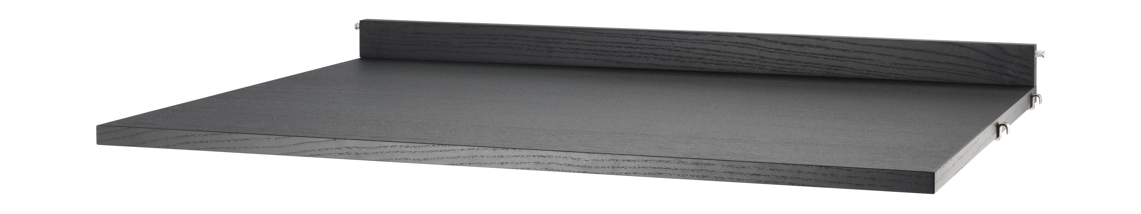 Strängmöbler Strängsystem arbetsdisk, svart färgad aska