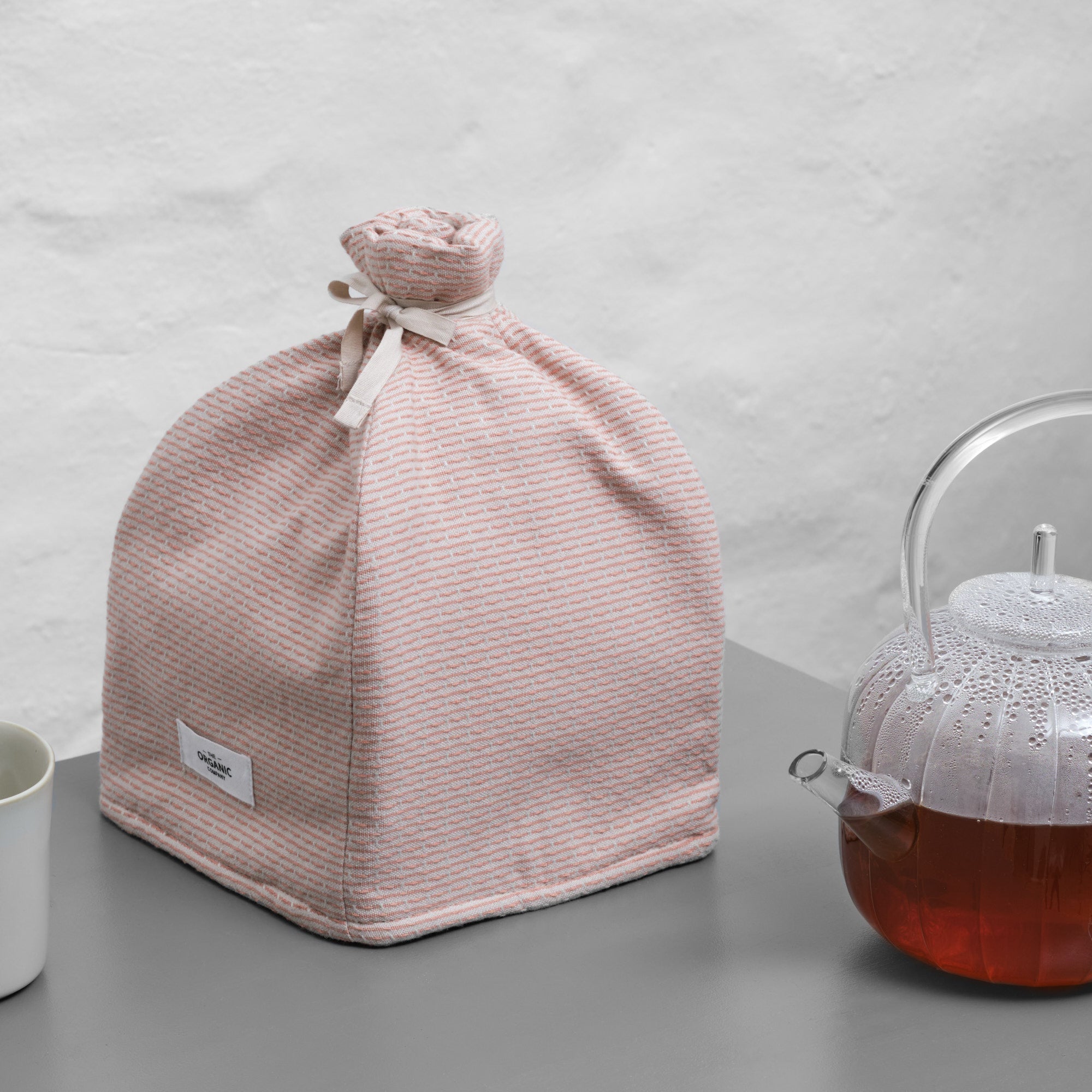 The Organic Company Tea Cosy, Stone/Rose