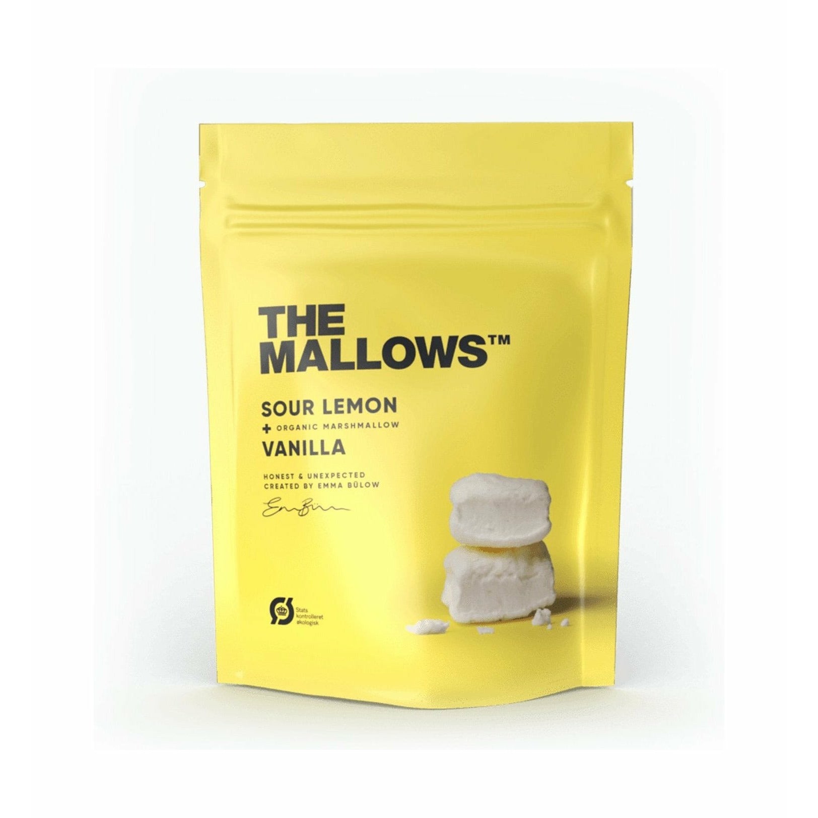 Mallows marshmallows med citron & vanilje, 80 g