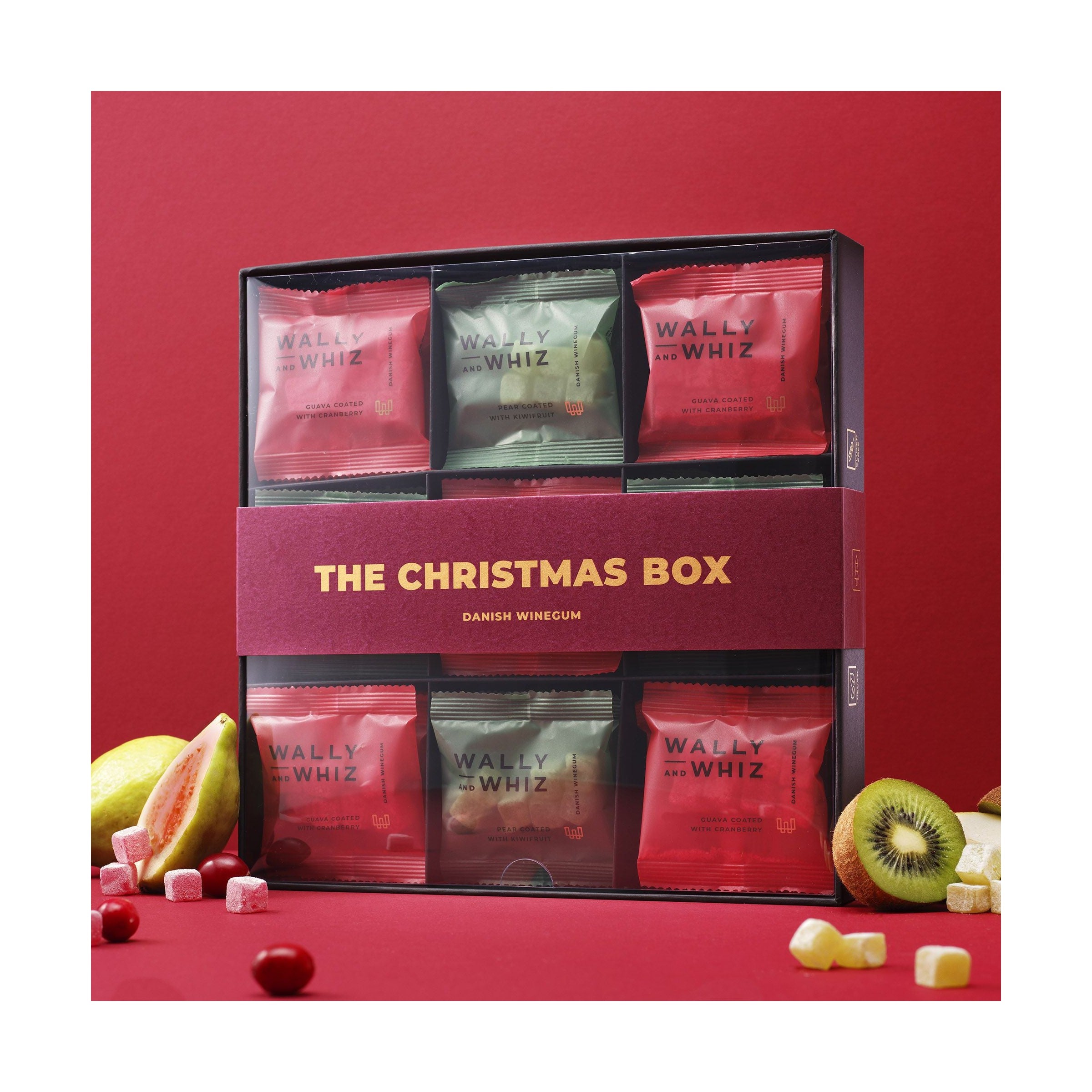 Boîte de Noël Wally et Whiz avec 27 Flowpacks Flavors de Noël 2023 297G