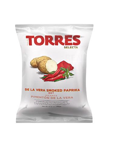 Torres selecta chips de pimentón ahumado, 150 g