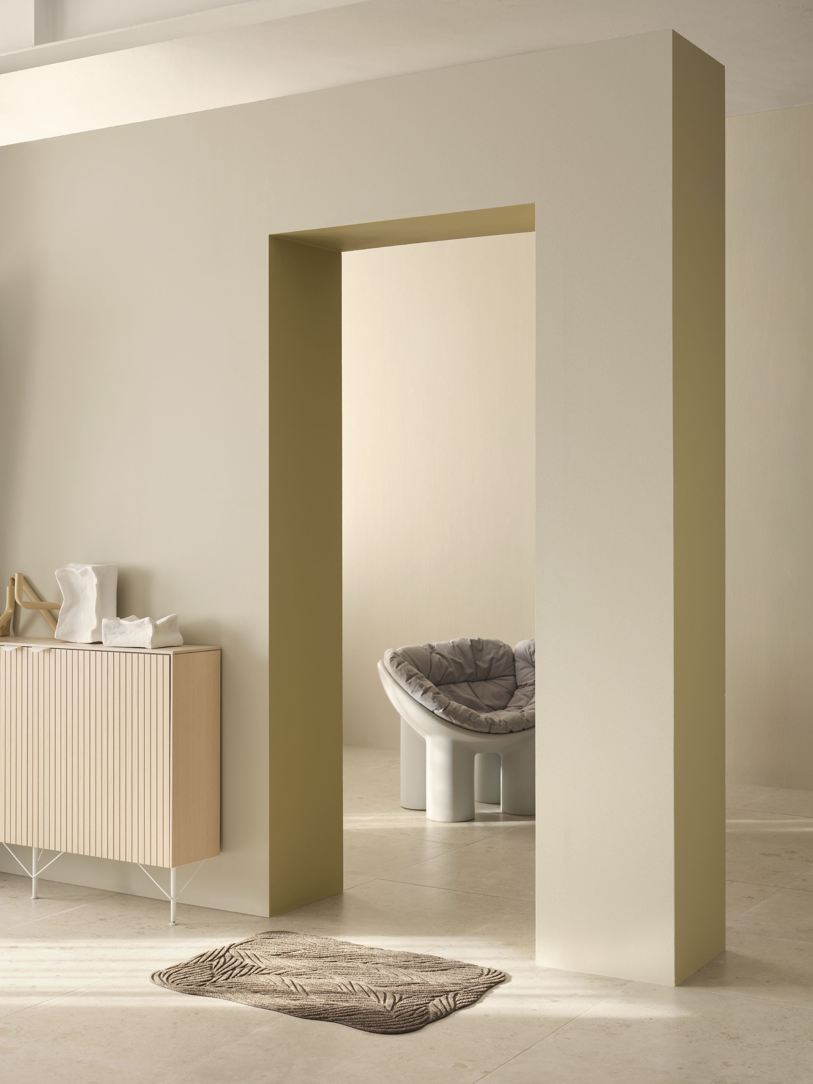 Houmat en ficelle, beige