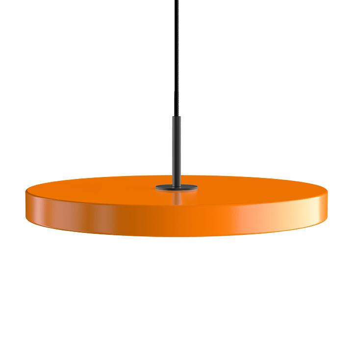 Colgante LED LED de Umage Asteria, Black Metal/Nuance Orange