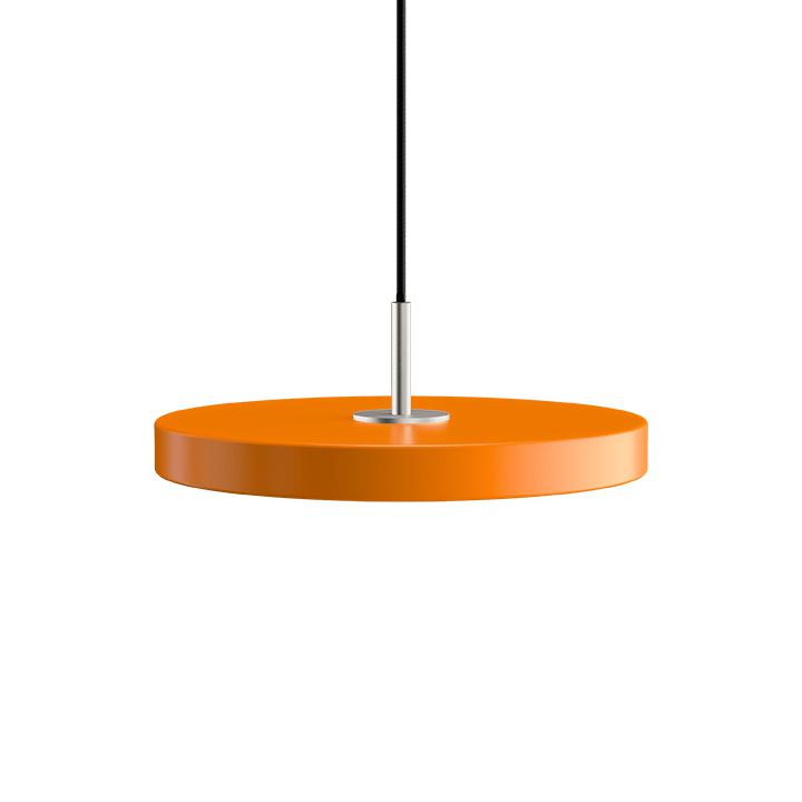 Colgante LED de umage Asteria Mini, acero/naranja nuance
