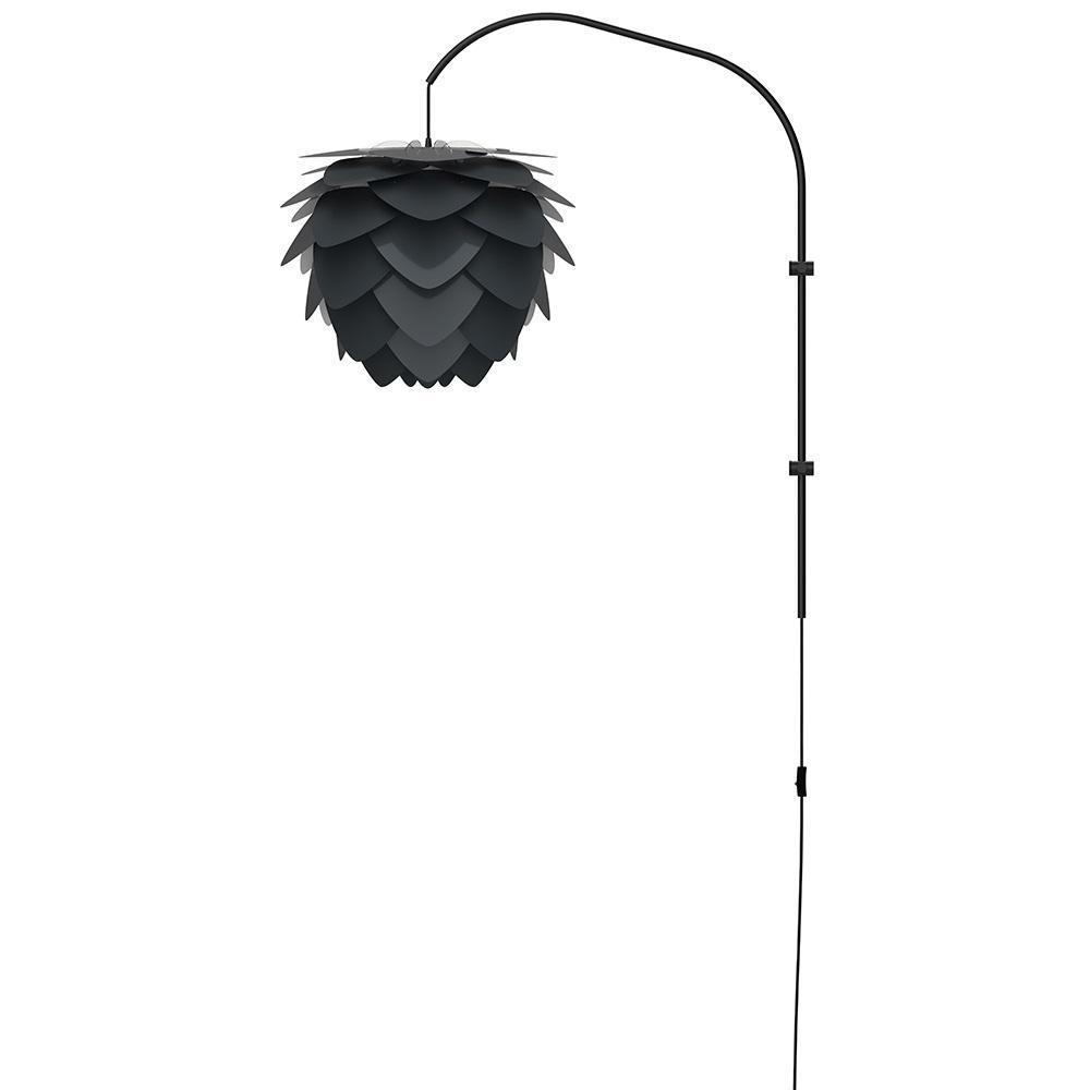 Pied de lampadaire simple Umage Vita Willow noir, 123 cm