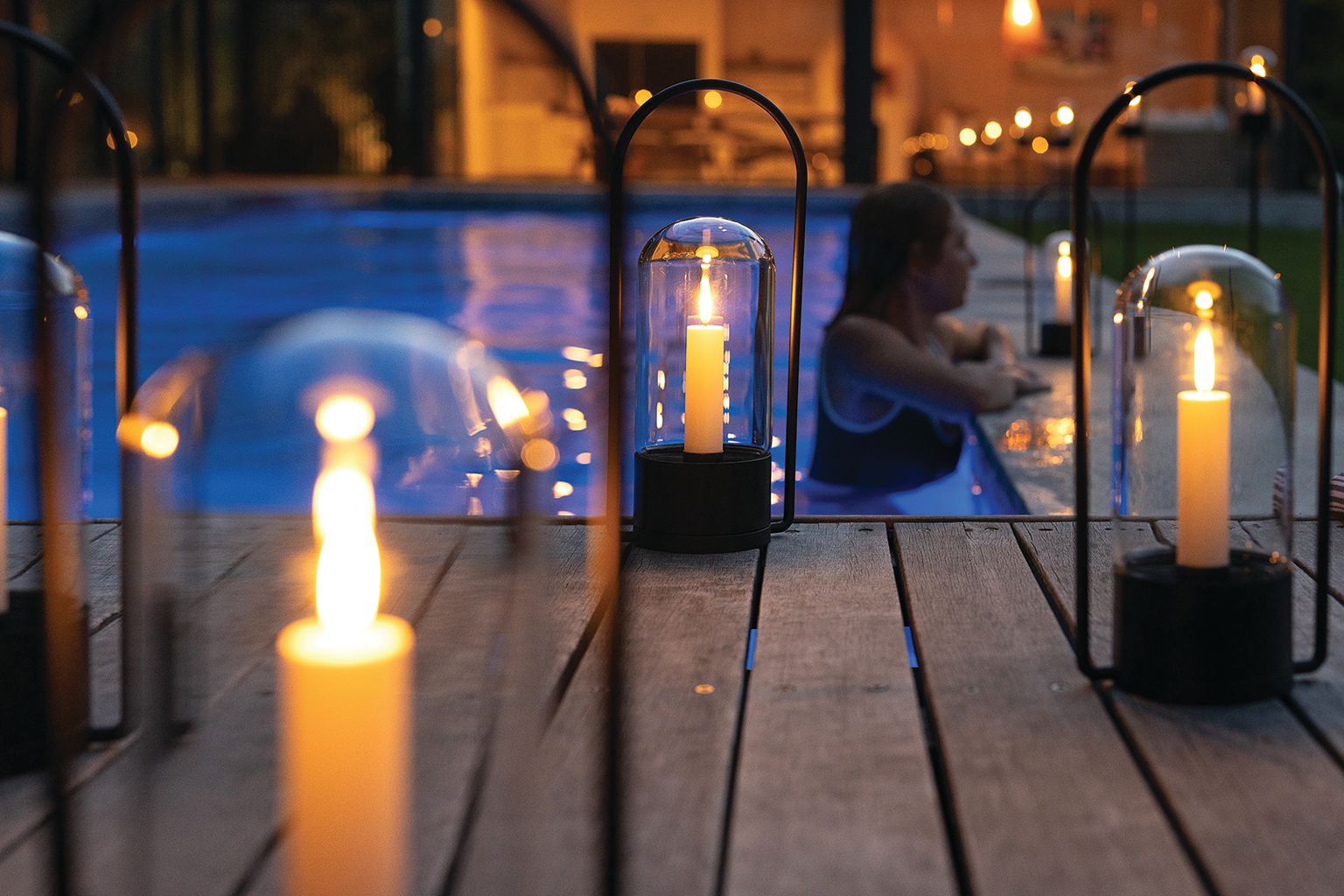 Uyuni -belysning ledde lykta utomhus