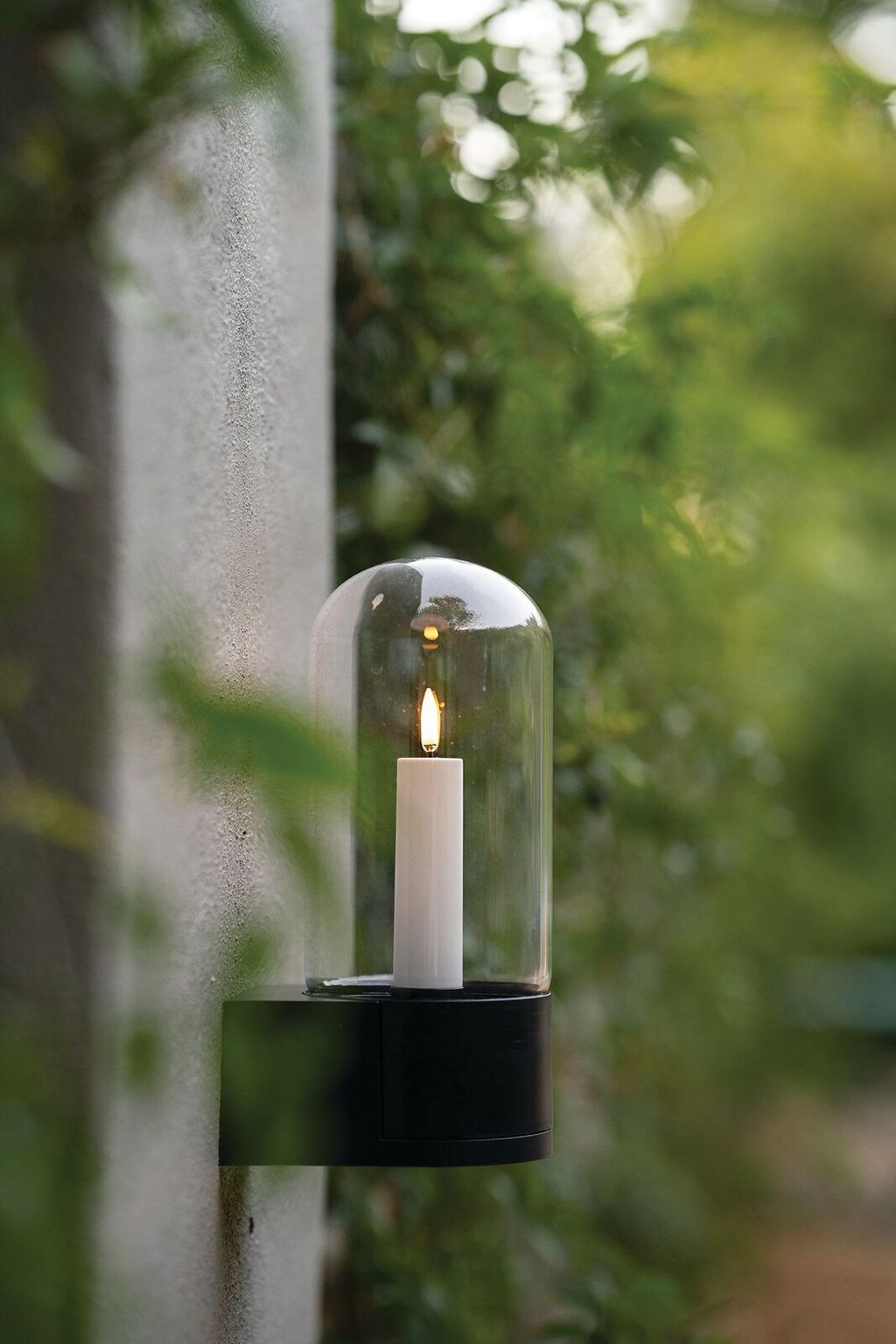 Éclairage Uyuni LED Mini Cougie de tige 3 D Flame 2 PCS. Øx H 1,3x13,8, ivoire