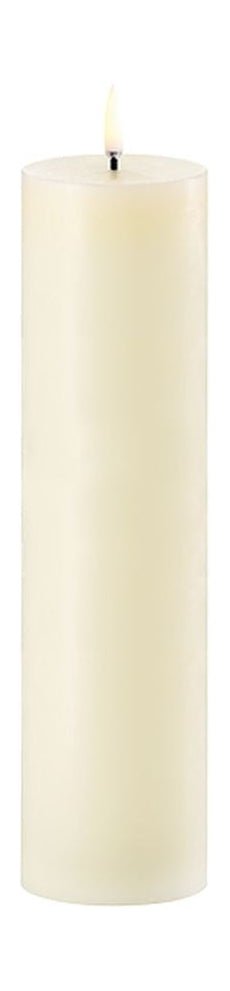 Uyuni Lighting LED Pilier Candle 3 D Flame Øx H 5,8x22 cm, ivoire