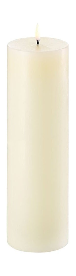 Uyuni Lighting LED Pilier Candle 3 D Flame Øx H 7,8x25 cm, ivoire