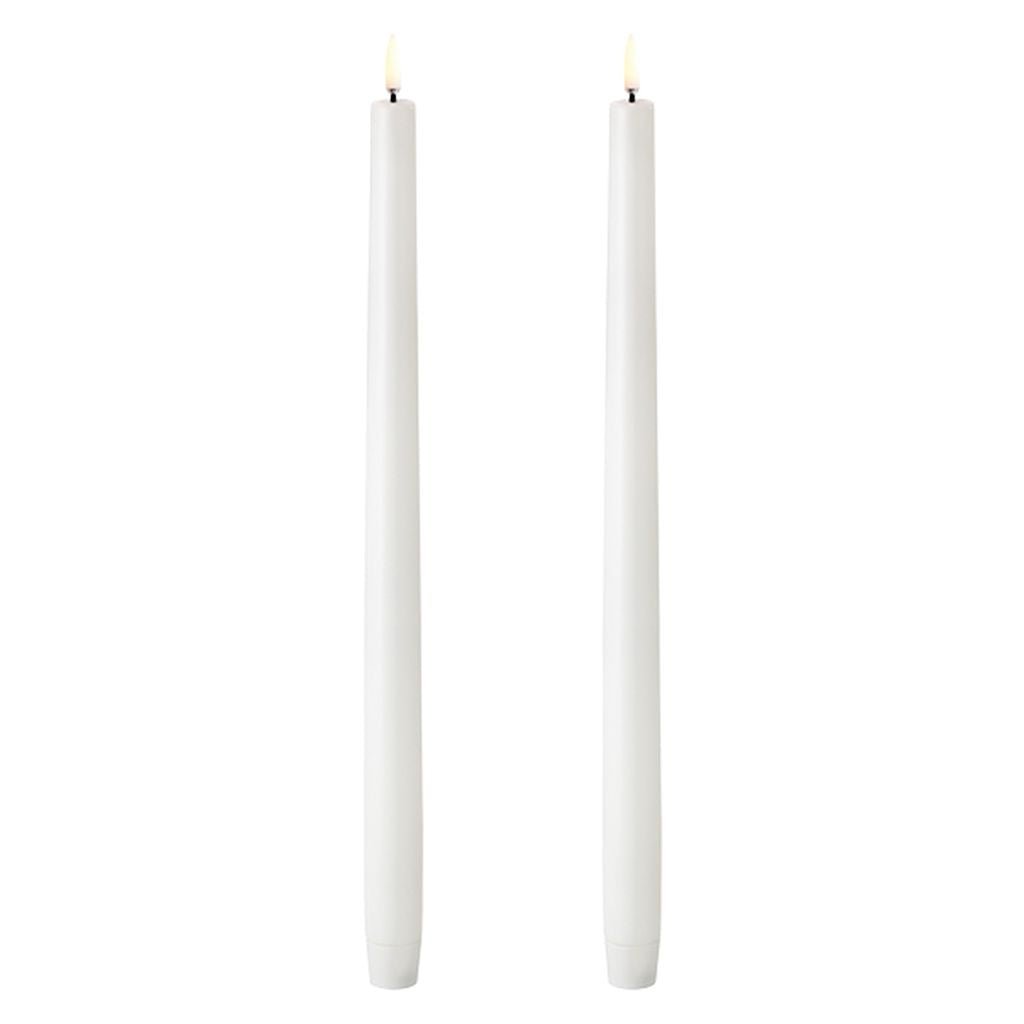 Uyuni Lighting Led Stick Candle 3 D 2 Pcs. øx H 2,3x35 Cm, Nordic White