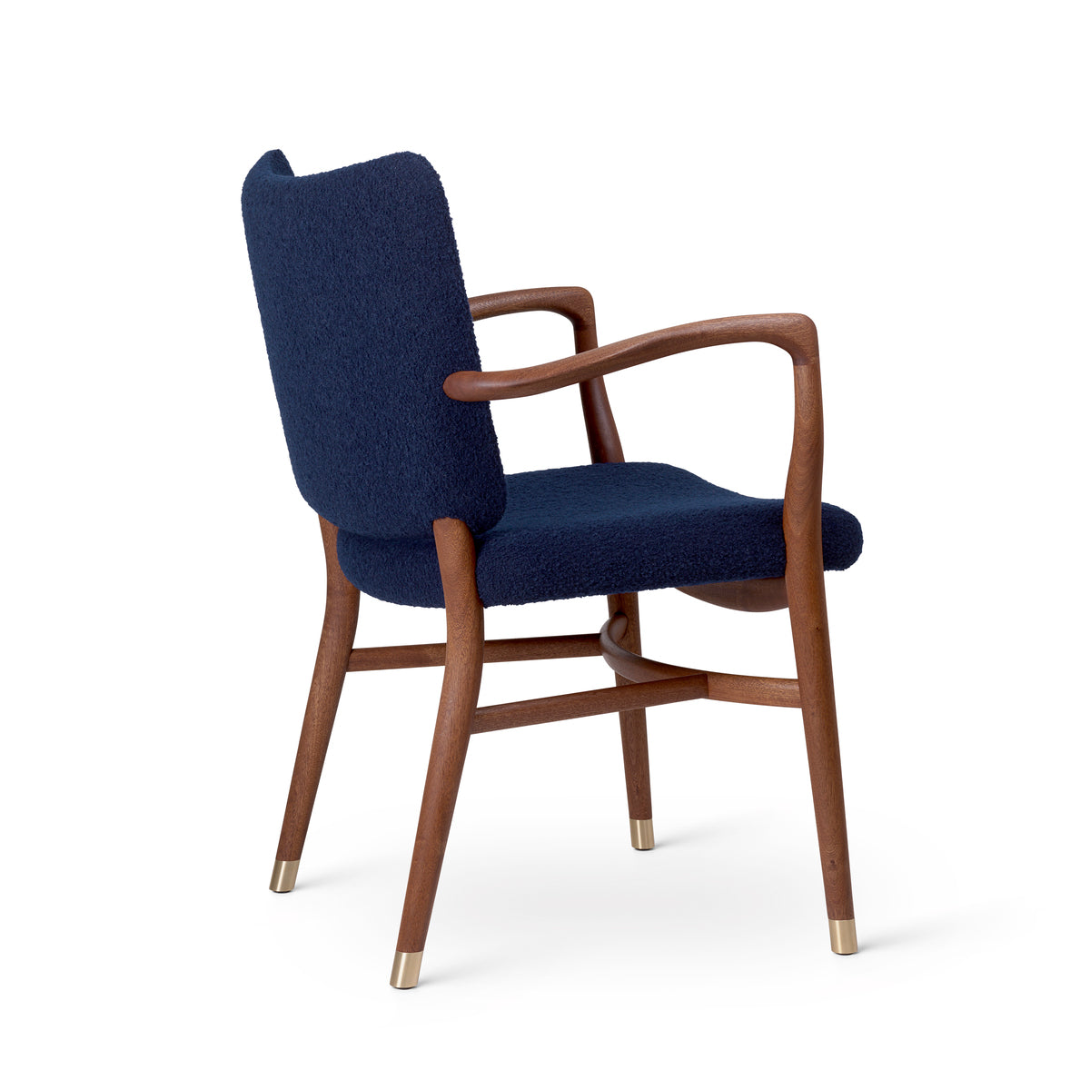 Carl Hansen VLA61 Monar CH fauteuil, huile en acajou / Baru 0780 textile