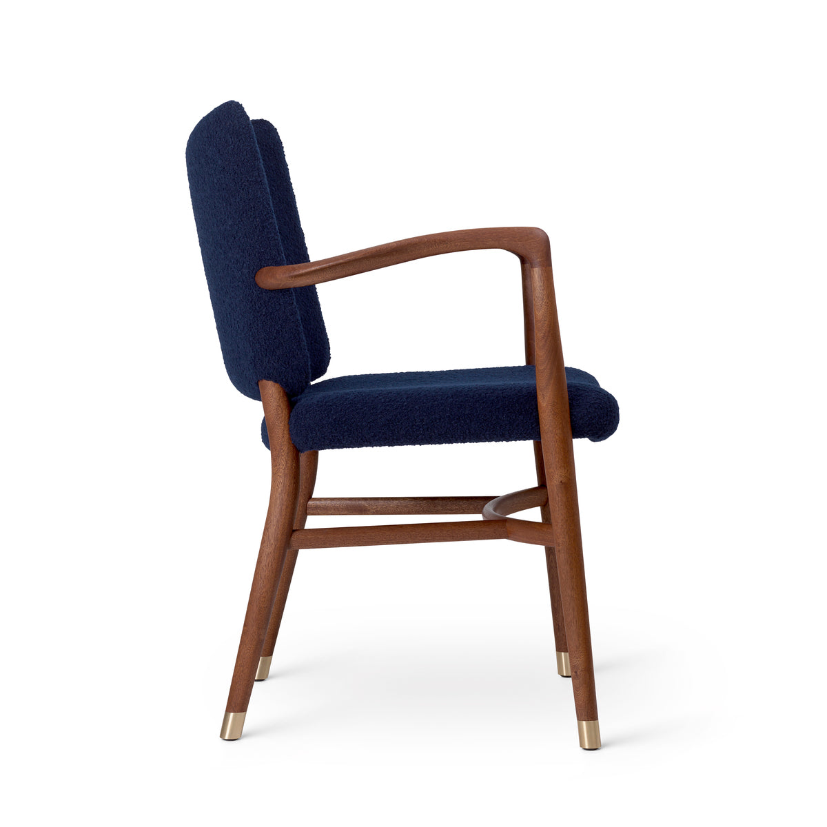 Carl Hansen VLA61 Monar CH fauteuil, huile en acajou / Baru 0780 textile
