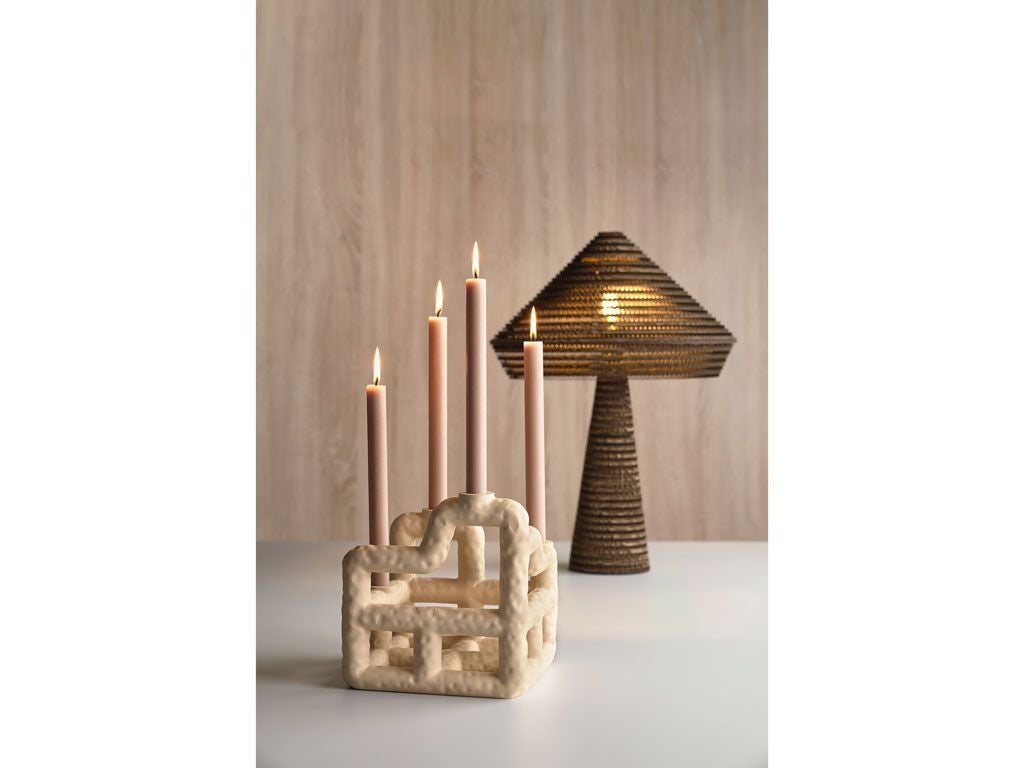 Lampe de table alk collection villa, marron