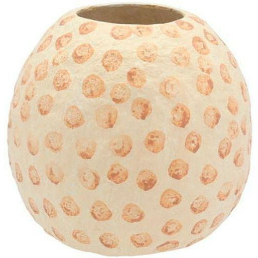 Villa Collection Vase décorative Øx h 18,5x20 cm, crème / nougat