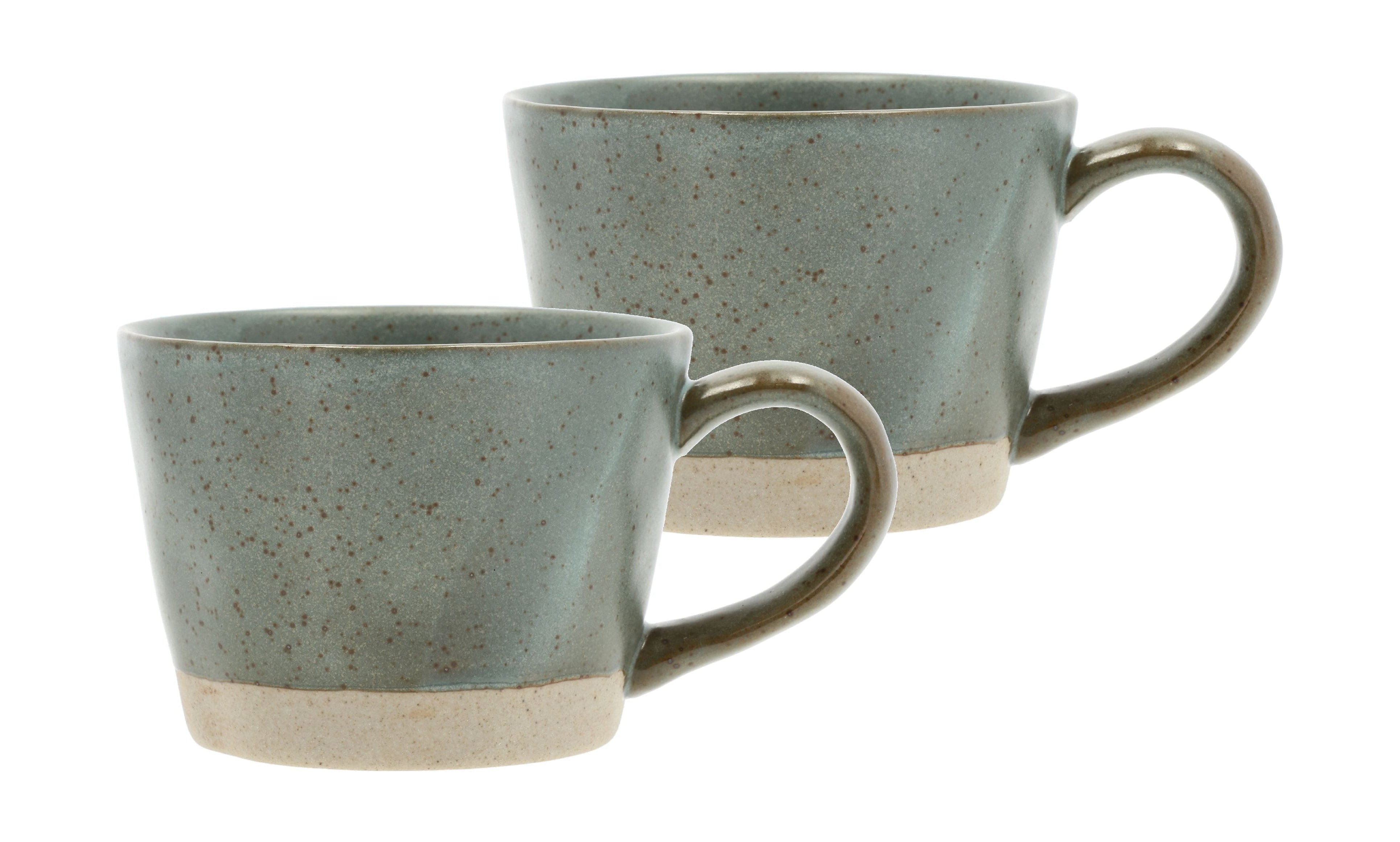 Villa Collection Evig Mug Set of 2, Green