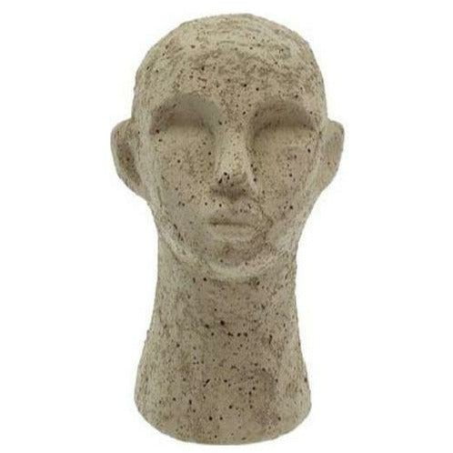 Villa Collection Figurine Head 8,5 x 8,5 x 15 cm, lätt olivgrön