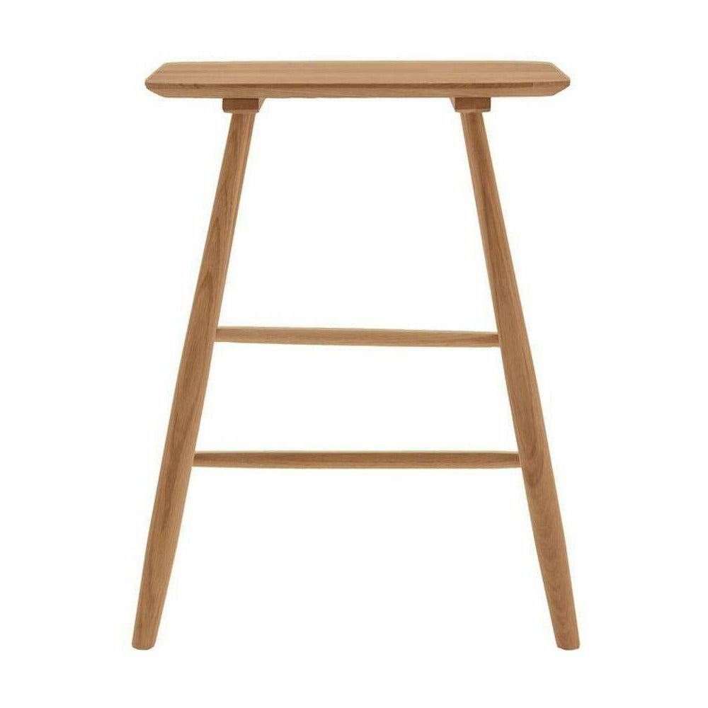 Villa Collection Stool Oiled Oak, H 64 Cm