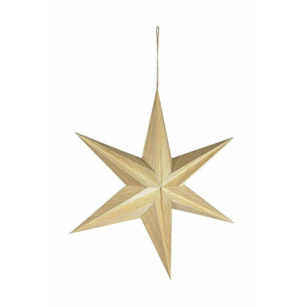 Villa Collection Star Decor 50x10,5 cm, natürlich