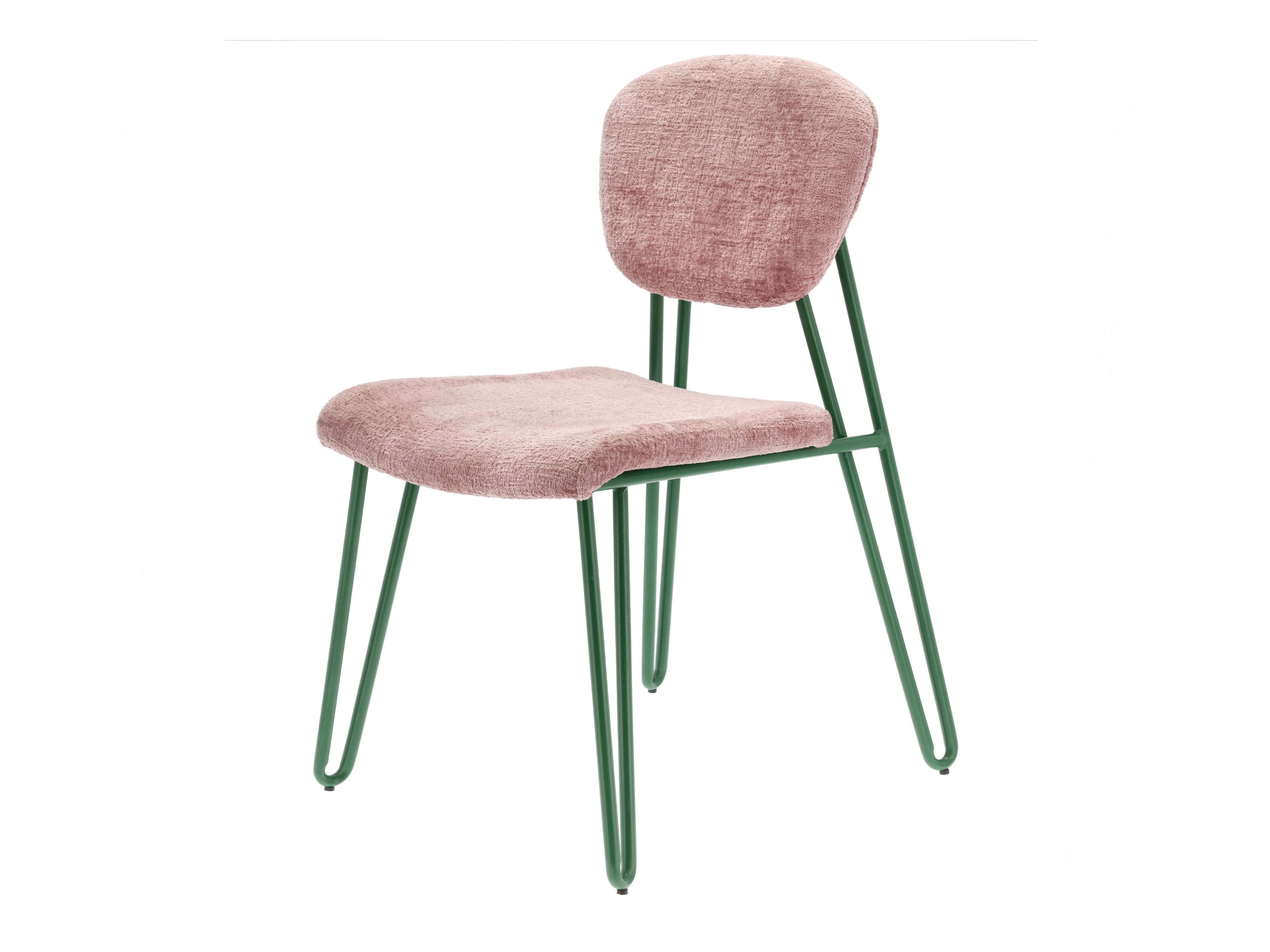 Villa Collection Styles stol, grøn/lyserød