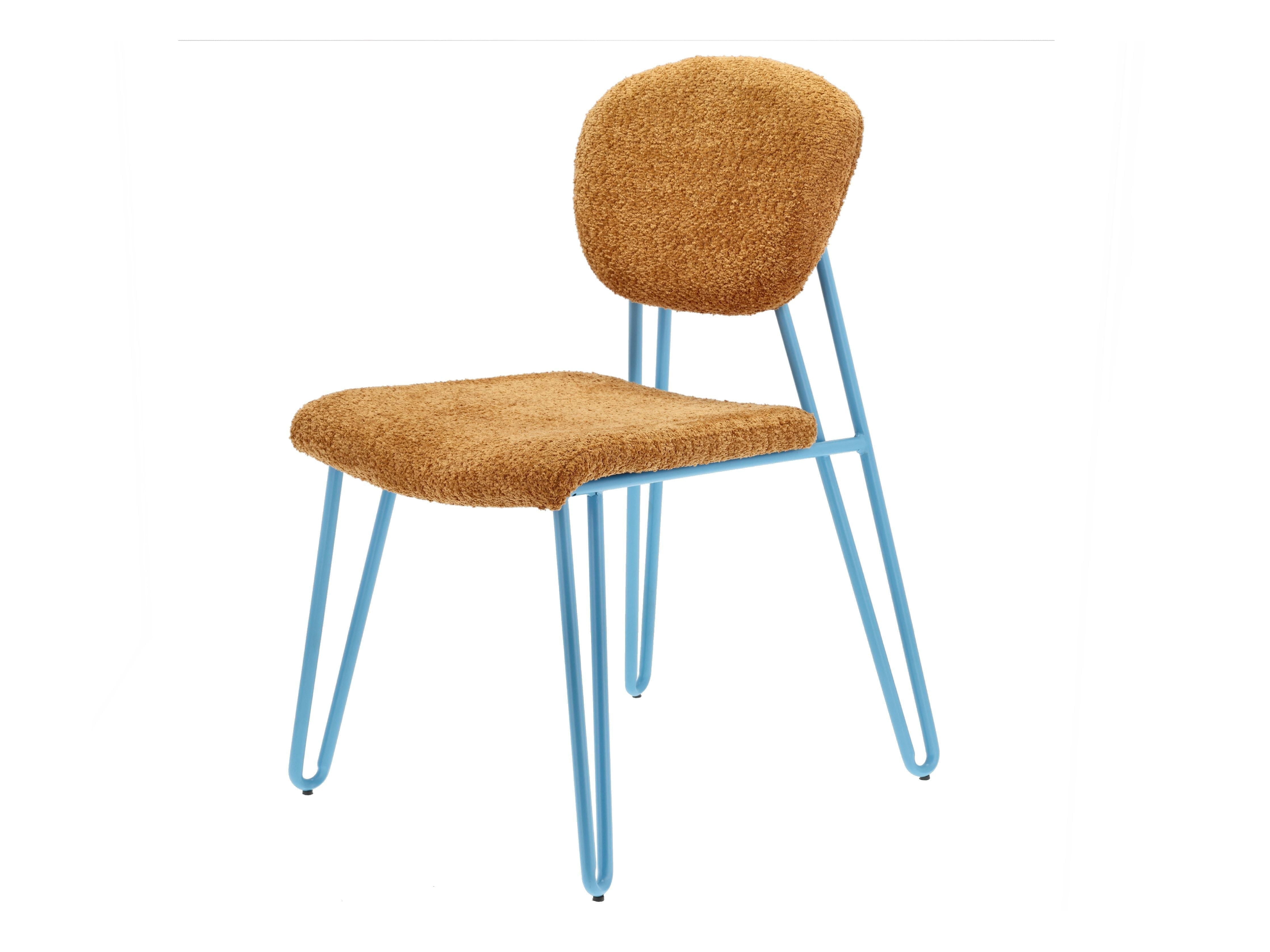 Villa Collection Styles stol, blå/brun