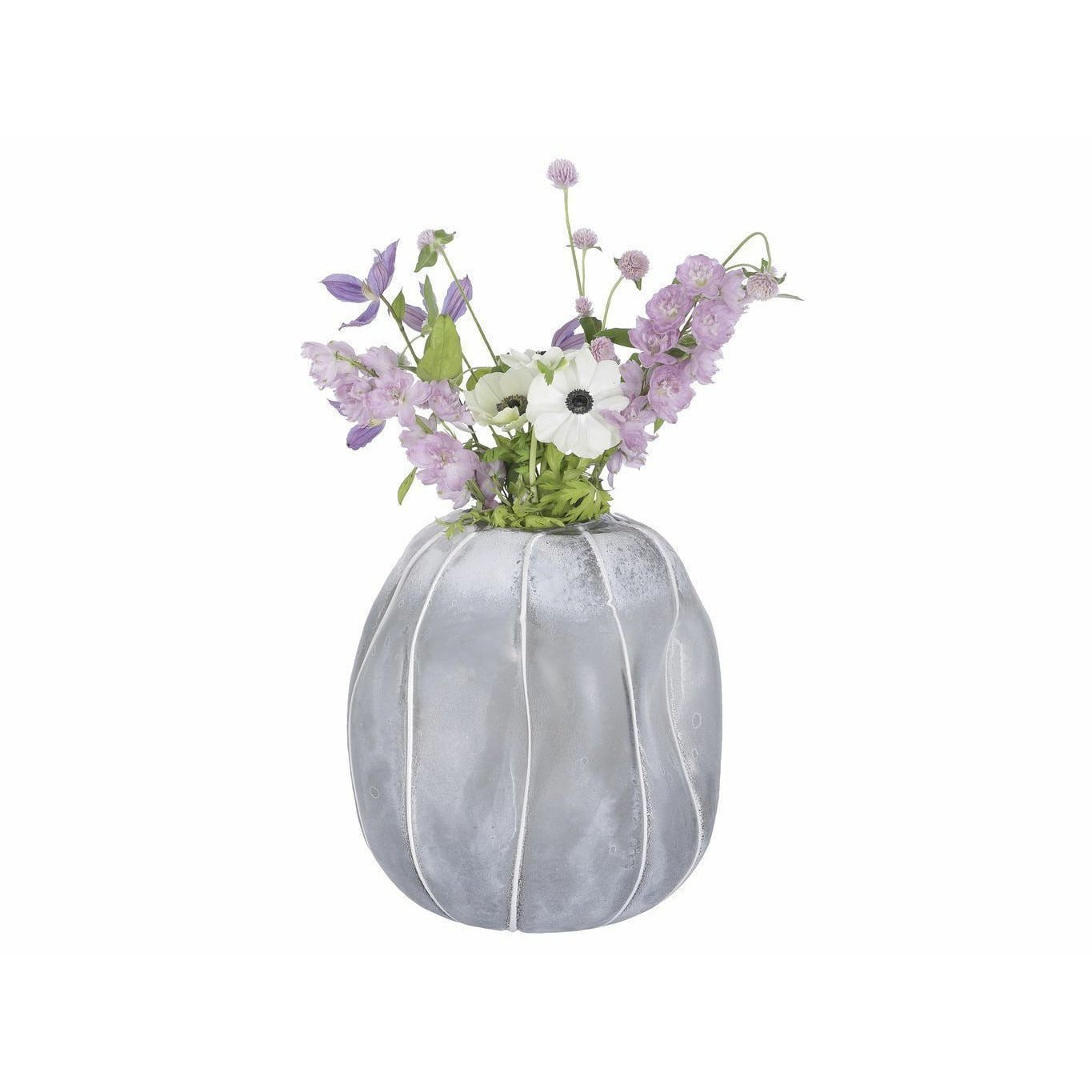 Villa collection vase fumé perle, Ø 25 cm