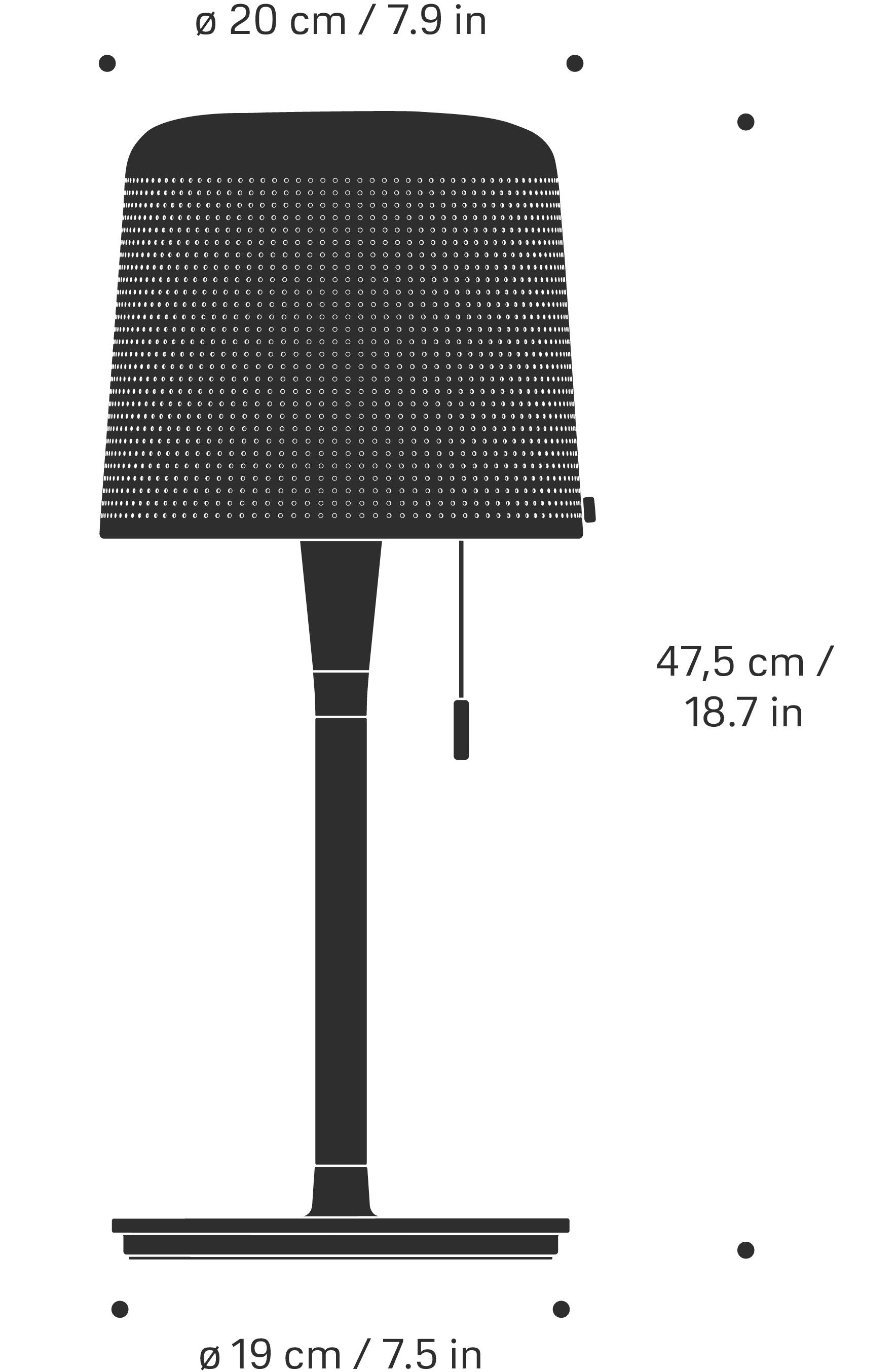 Lámpara de mesa VIPP 530, negro