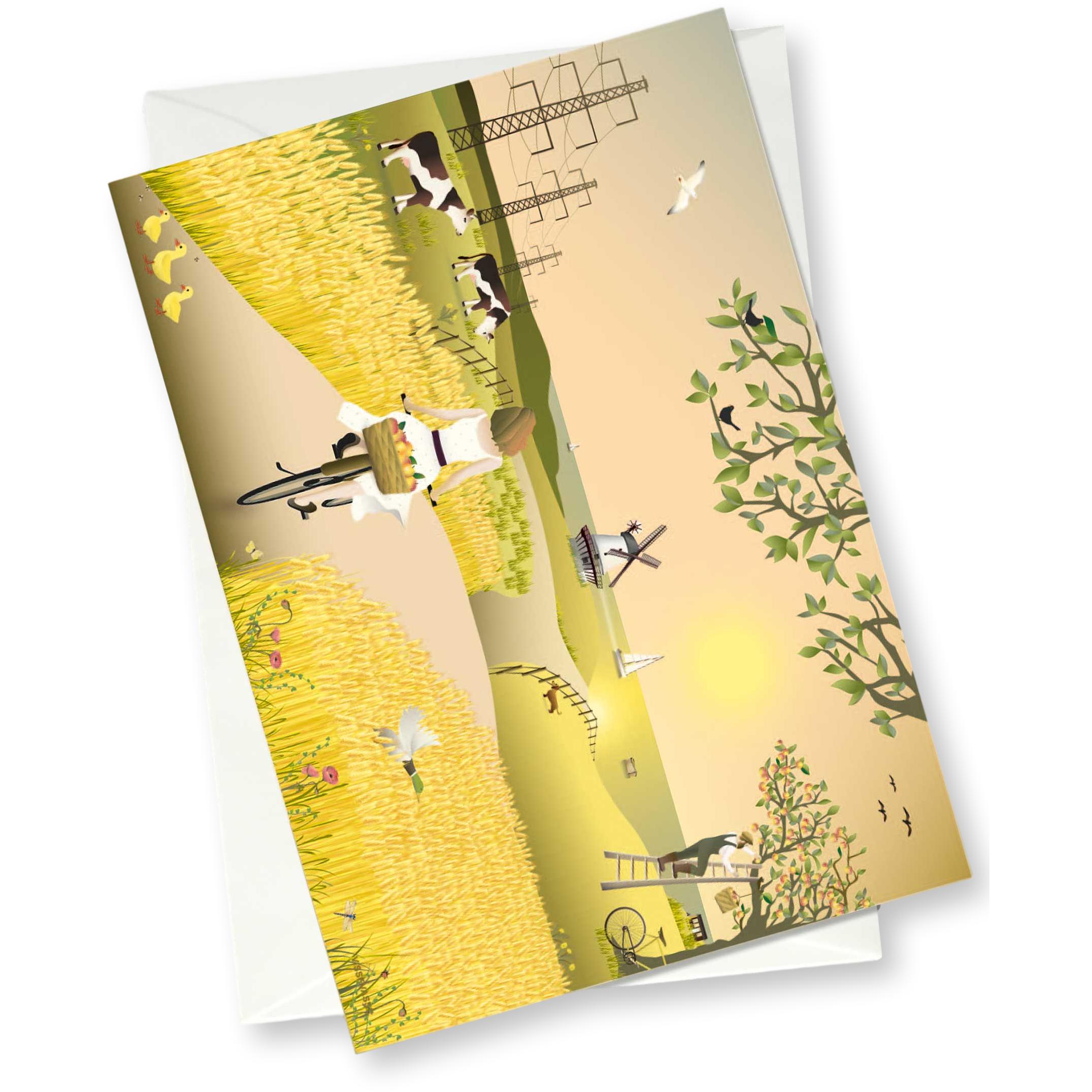 Vissevasse Eine schöne Tagesgrußkarte, 10x15 cm