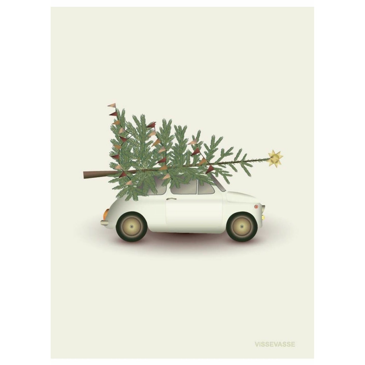 Vissevasse Christmas & Little Car Mintiticket, A7