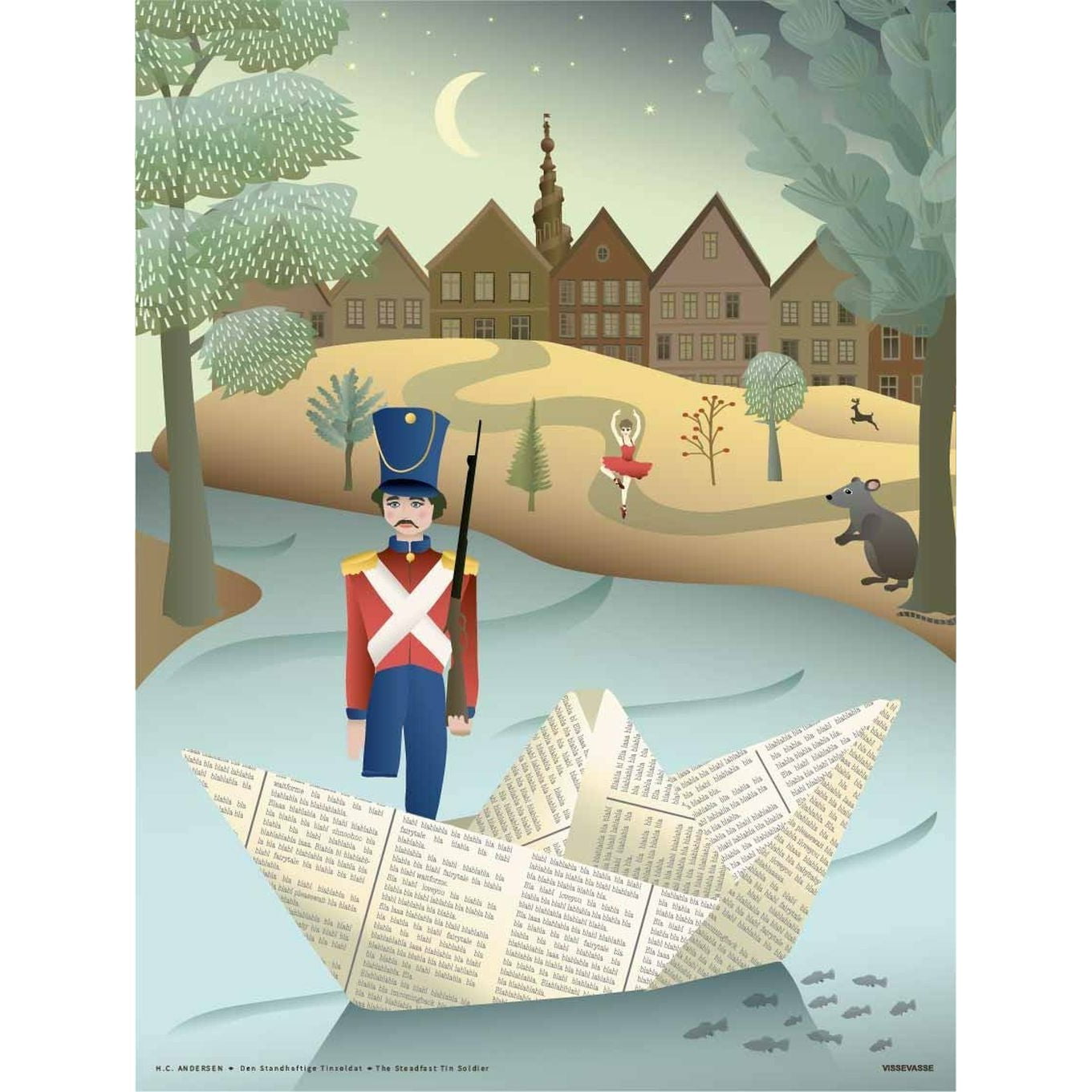 Vissevasse The Steadfast Tin Soldier Poster, 50 X70 Cm