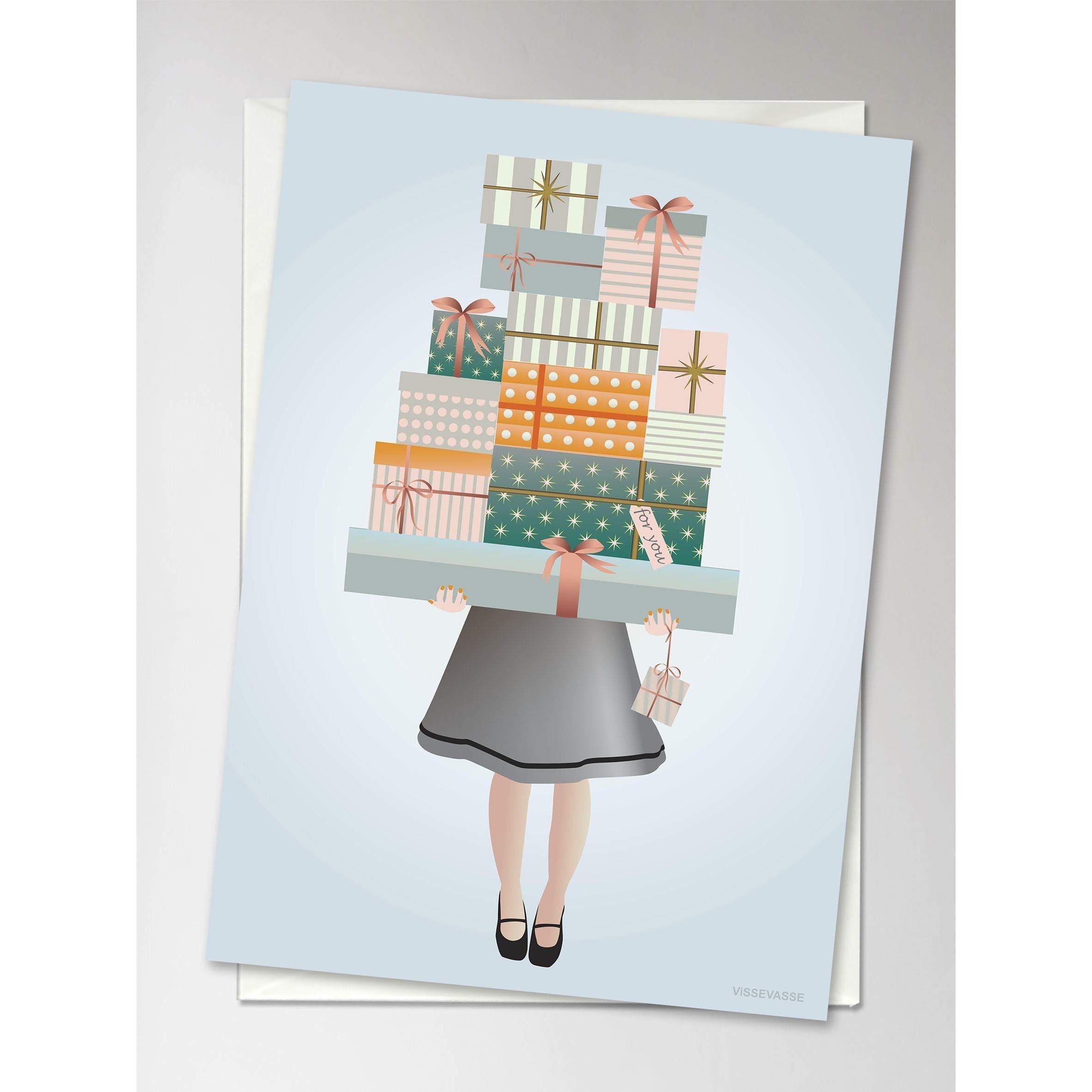 Vissevasse Gifts for You Greeting Card, 10,5 x15 cm