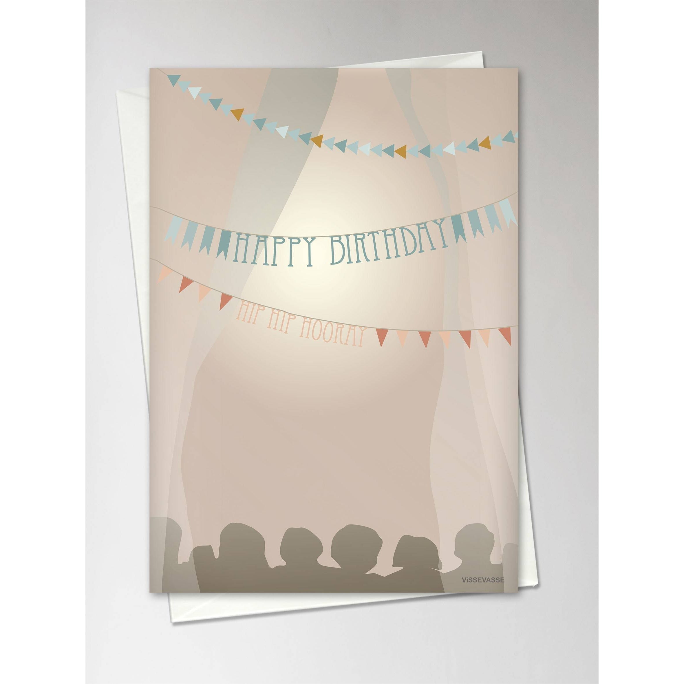 Vissevasse Happy Birthday Greeting Card, 10.5 X15 Cm