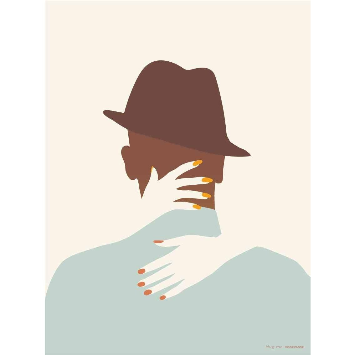 Affiche Vissevasse Hug Me, 50 x70 cm