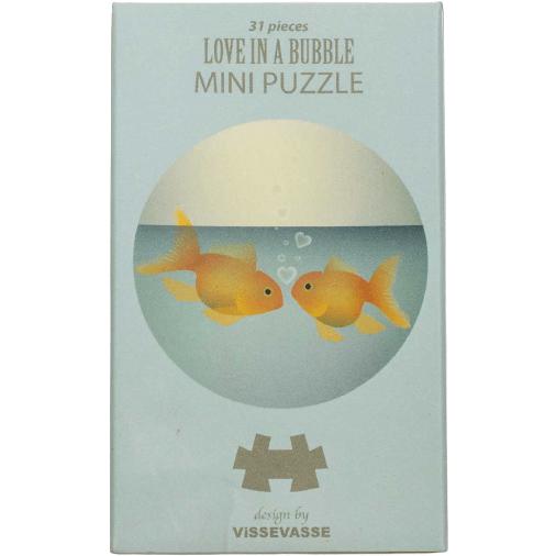 Vissevasse Liebe in einem Bubble Mini -Puzzle