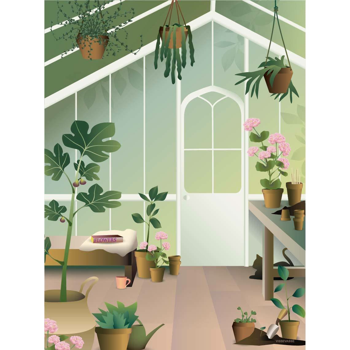 Vissevasse Orangery plakat, 30 x40 cm