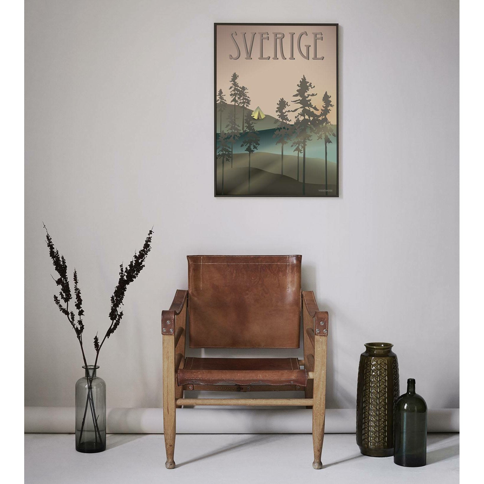 Vissevasse Sweden Forests Plakat, 70 X100 Cm