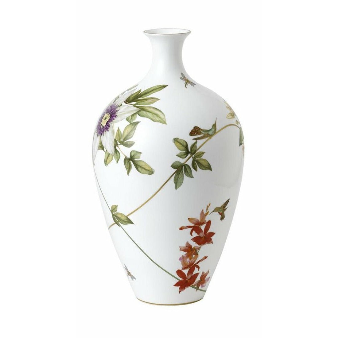 Vase de colibris de Wedgwood, H: 35 cm