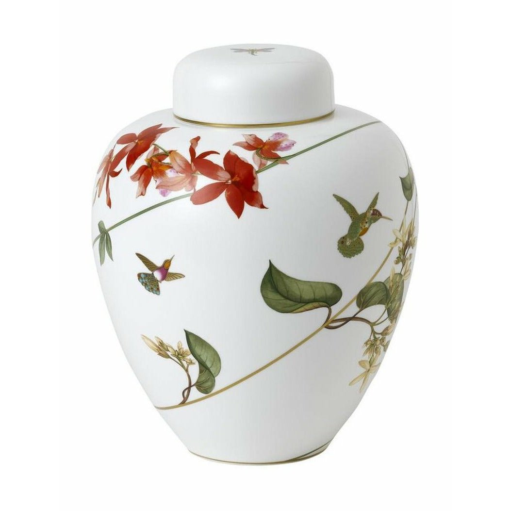Wedgwood Hummingbird Vase With Lid H: 25 Cm