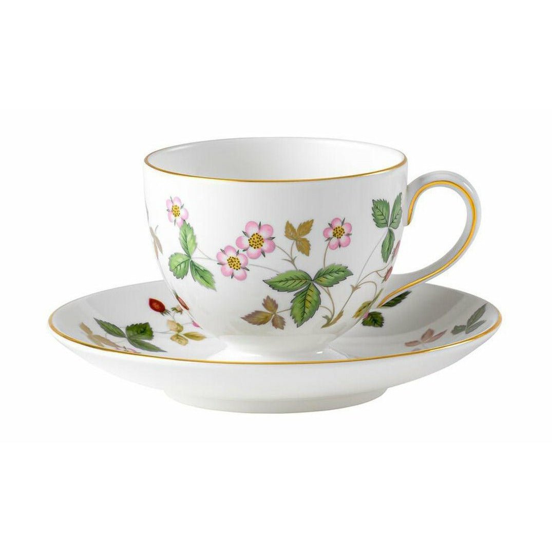 Tazas de té y platillo de fresa wedgwood leigh, 0,15 l