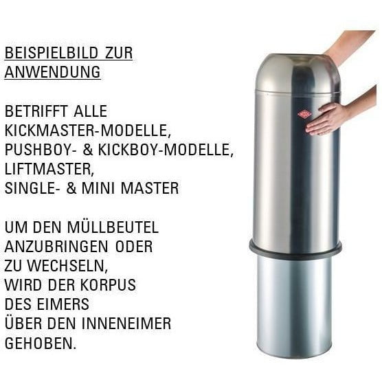 Wesco Kickmaster 33 liter, rød