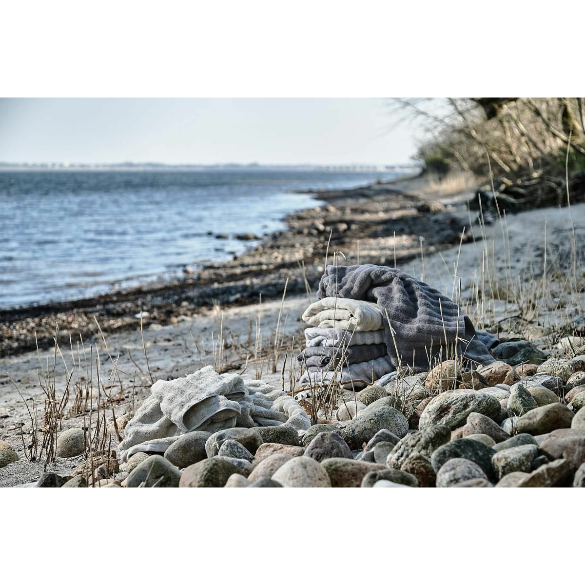 Zone Danmark Inu badehåndklæde, hvidt