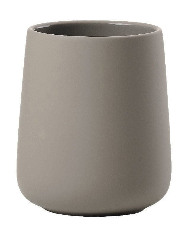 Zone Danmark Nova One Tooth Brush Cup, Taupe