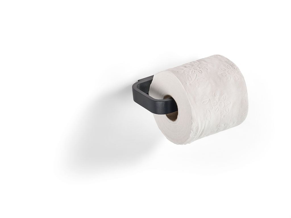 Zone Dänemark Felgenhalter für Toilettenpapier, schwarz