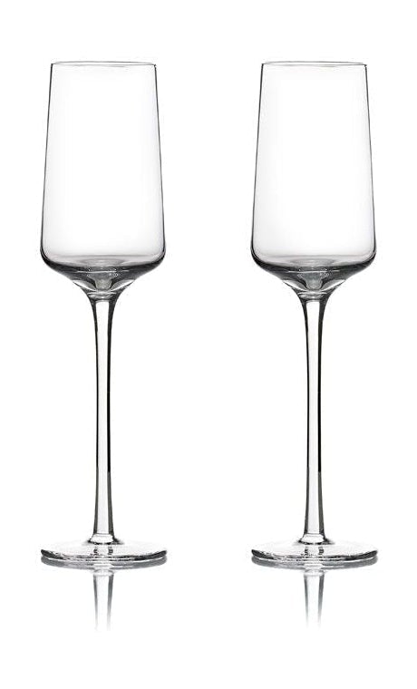Zone Denmark Rocks Champagne Glass 21 Cl, Set Of 2, Clear