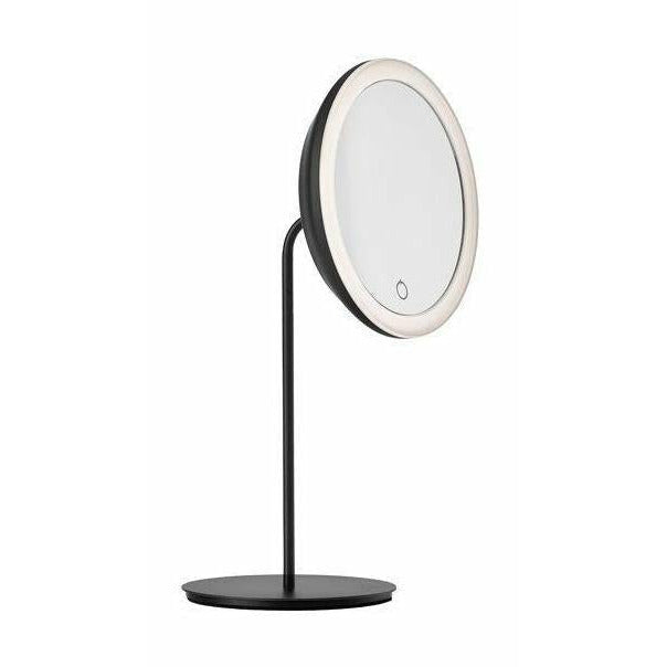 Miroir de table de la zone de Danemark Ø 18 cm, noir