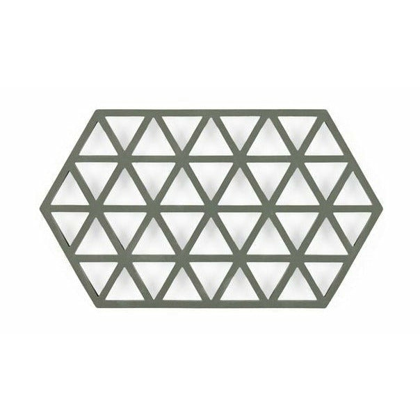 Zone Danemark Triangles Coaster 24 cm, Olive Taupe